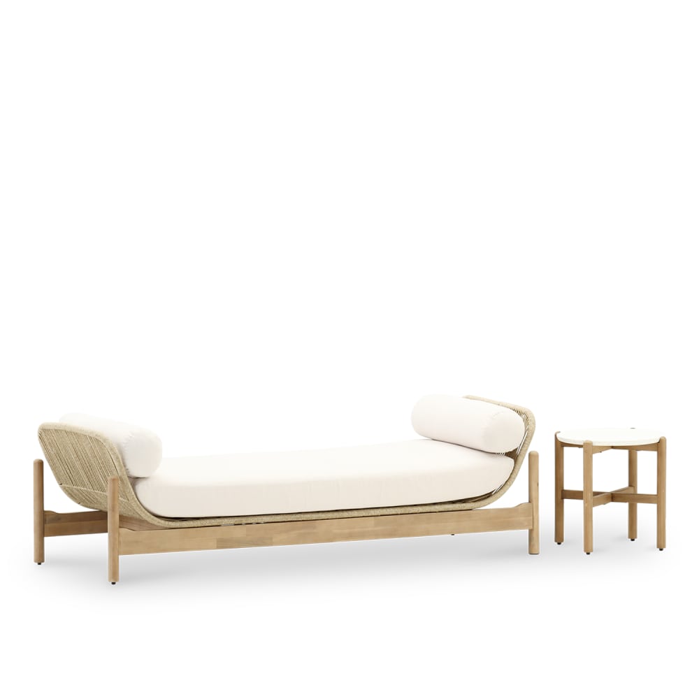 Ensemble relax 1 salon + 1 table d'appoint 50cm
