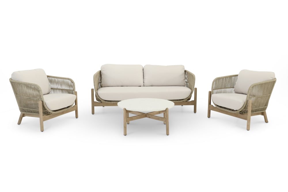 salon de jardin 4 places - table