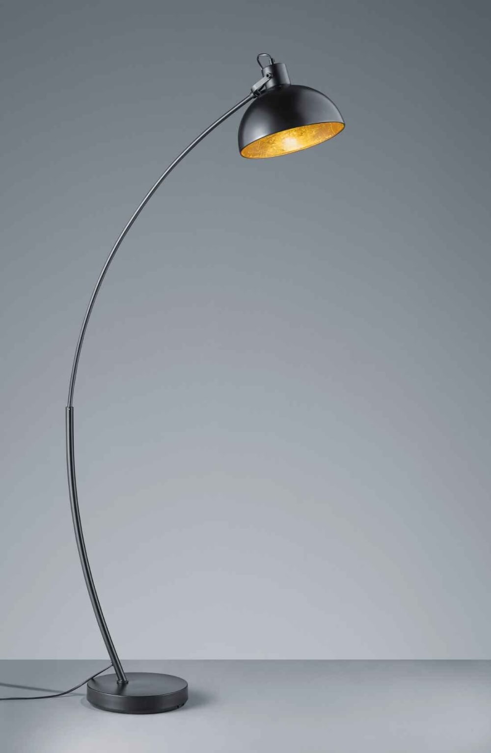 Lampadaire design en métal doré — vue 4