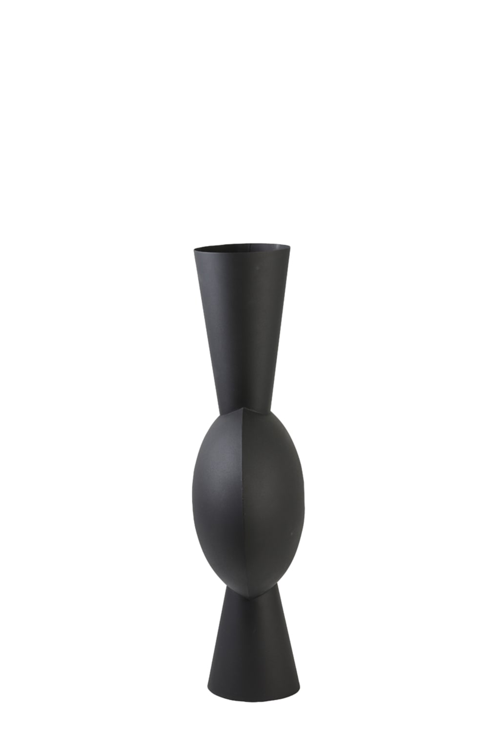 Vase aus Metall, schwarz, 37.5x22x81cm - Maisons Du Monde