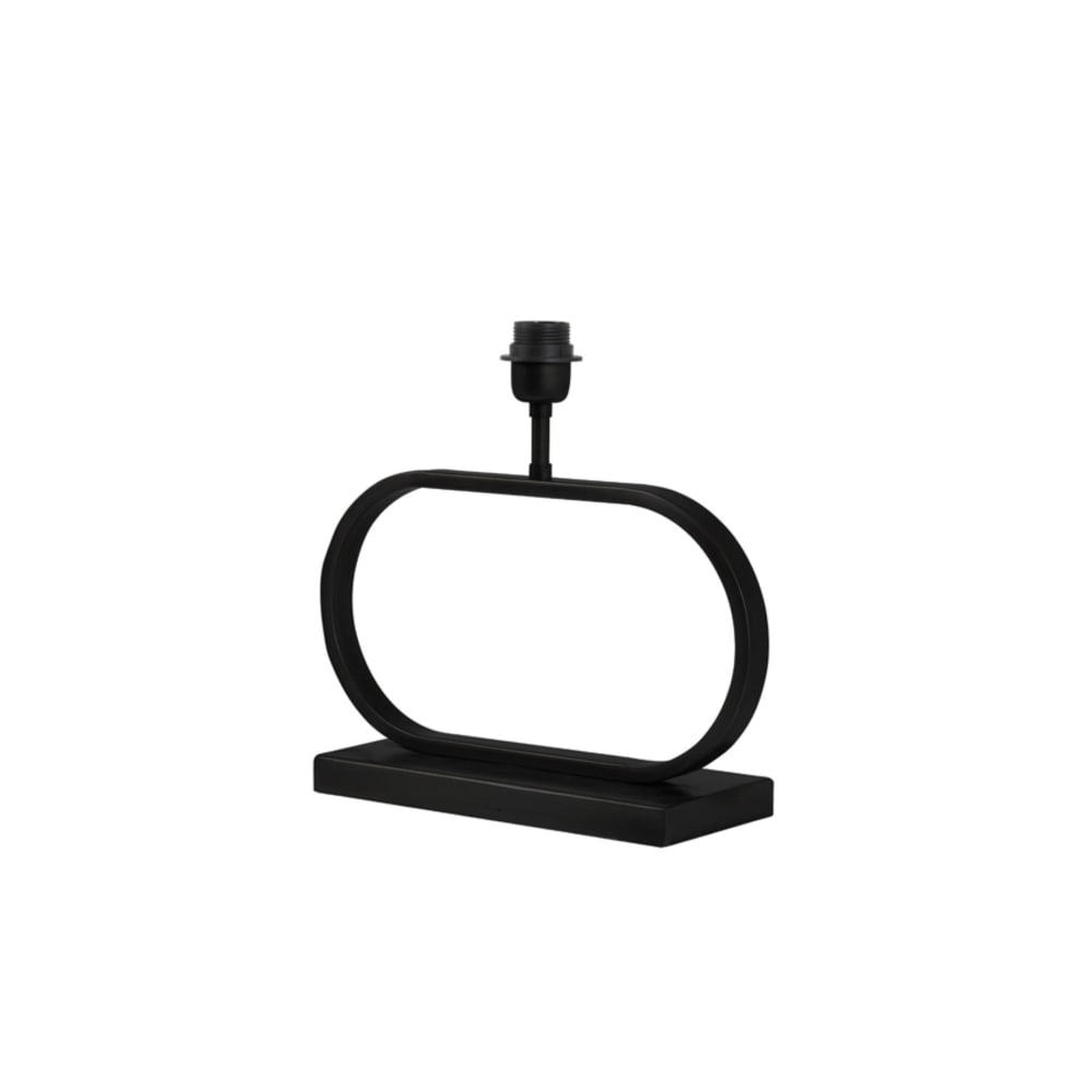 Pied de lampe noir métal 37x13x29cm - Maisons du Monde