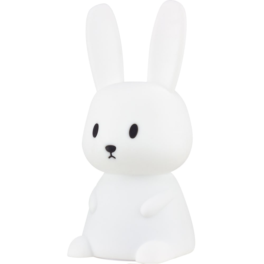 Ulysse Veilleuse mini bunny Blanc Silicone Poly Organo Siloxane - 9x20x9cm