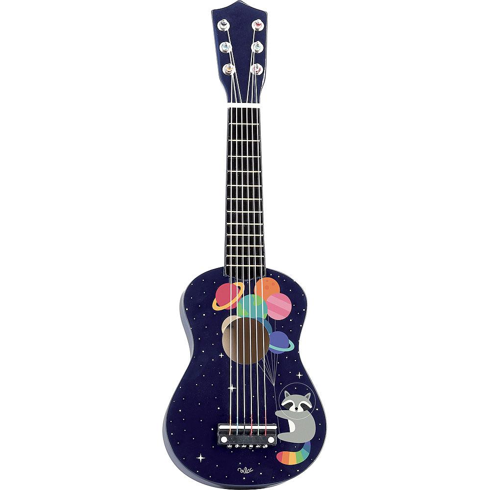 Vilac Guitare arc-en-ciel en bois Bleu Bois - 52x6x18cm