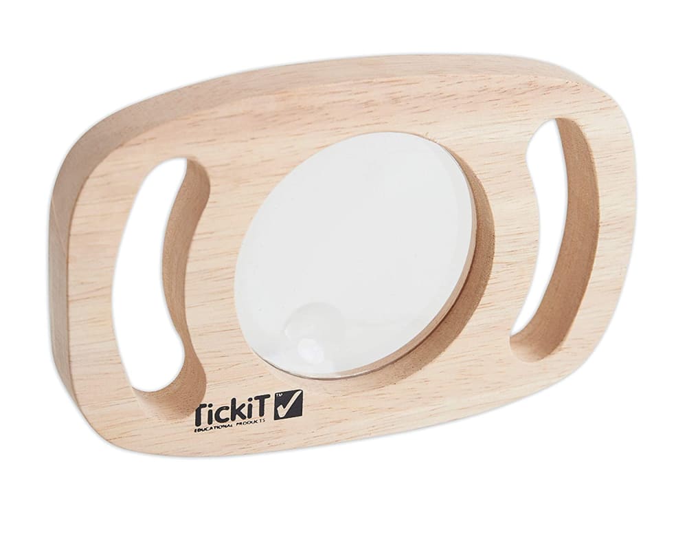 TICKIT Lupe aus Holz mit griffen BEIGE HOLZ Junge