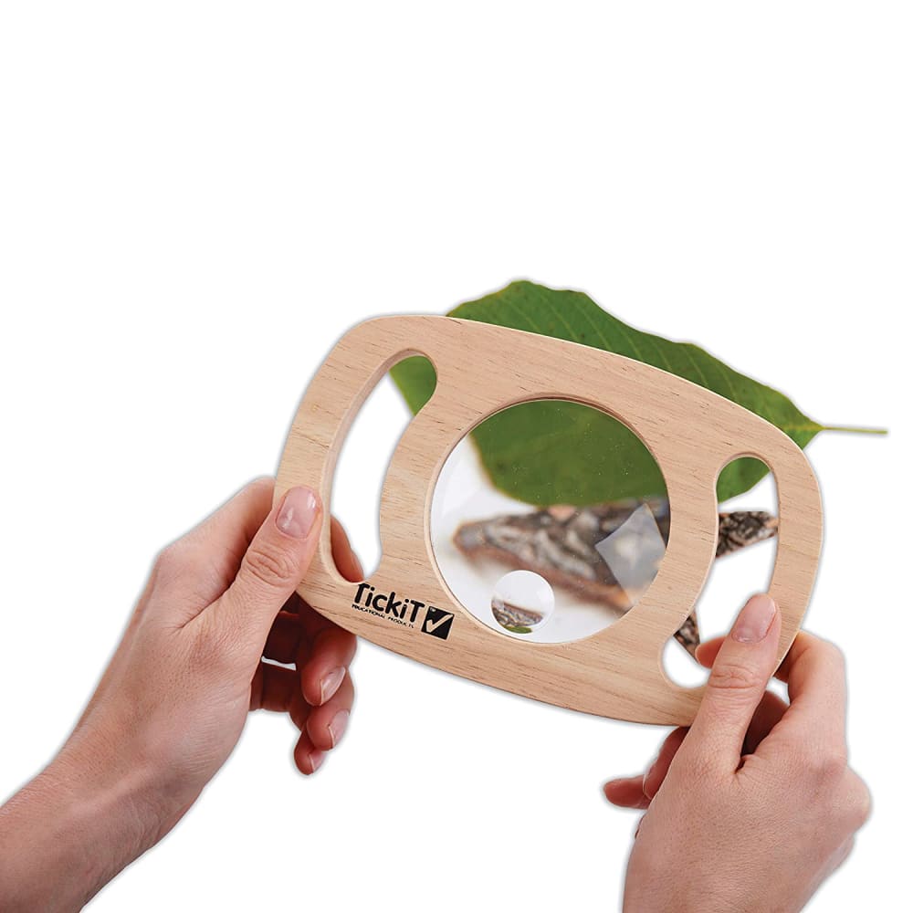 Lupe aus Holz mit griffen - Maisons Du Monde