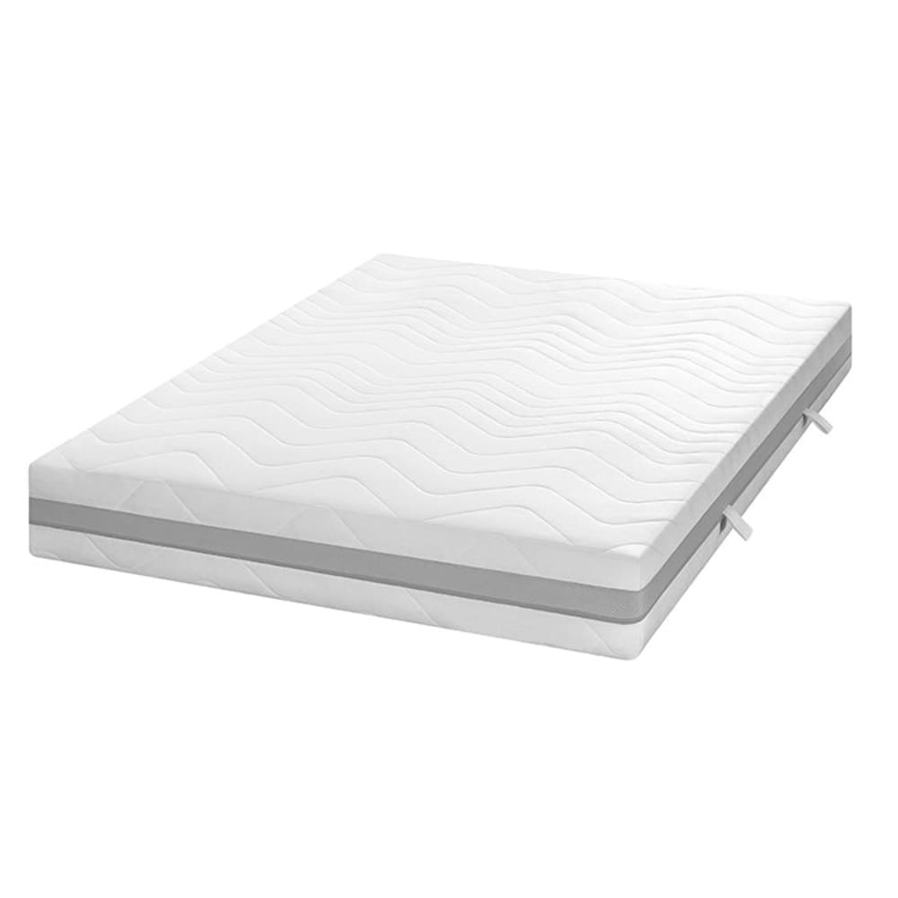 Matelas 90x200, Matelas à ressort ensachés, 7 zones confort mi-ferme