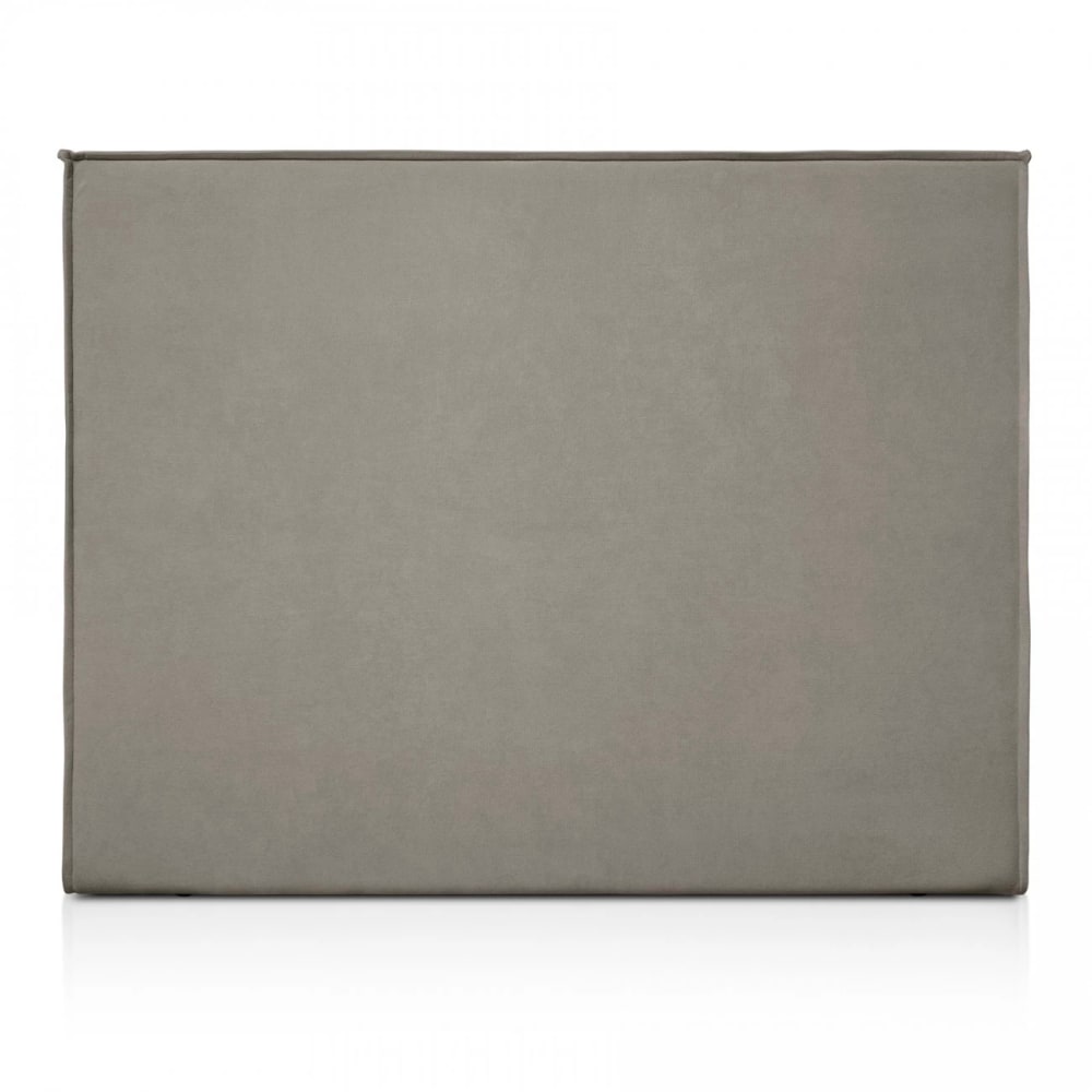 Tête de lit bois rembourrée anthracite 100x125 – lit 90