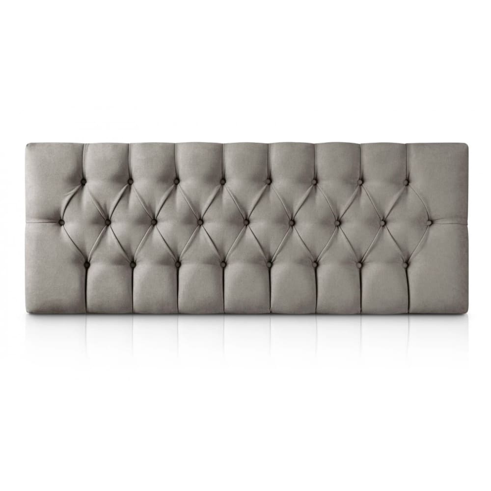 Tête de lit bois rembourrée anthracite 115x60 – lit 105