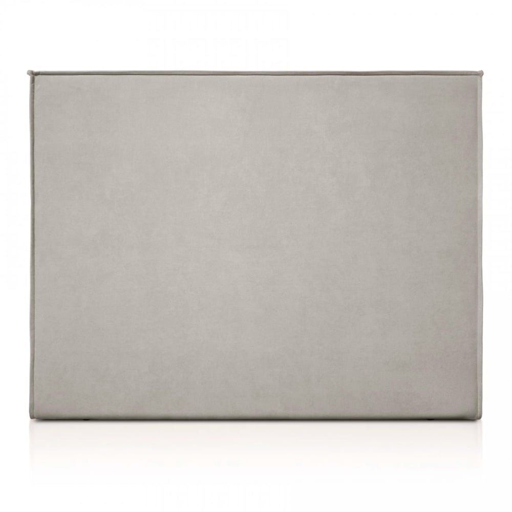 Tête de lit bois rembourrée gris 160x125 – lit 150