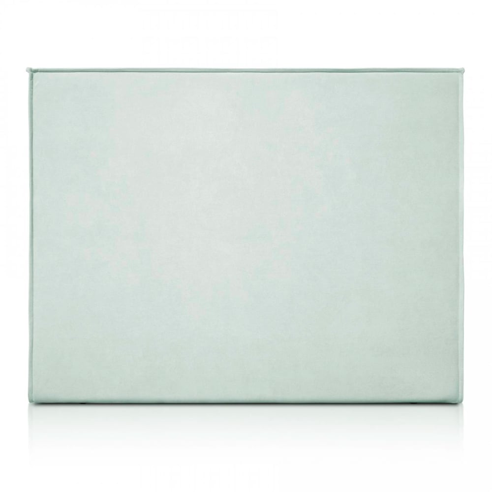 Tête de lit bois rembourrée vert d’eau 150x125 – lit 140