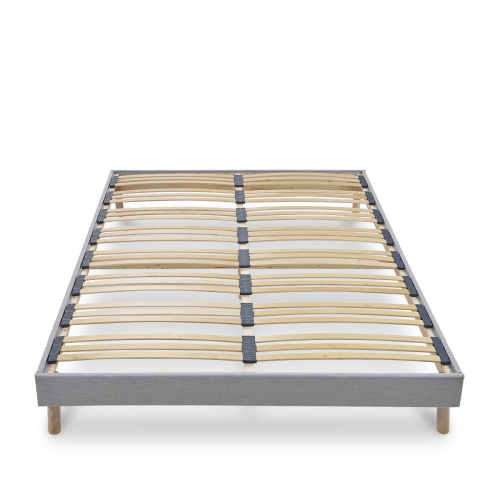 Sommier lattes bois gris clair 140x200 Sommier lattes bois gris clair 140x200