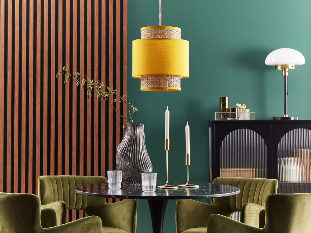 Pendelleuchten aus Rattan 176cm, naturfarben - Maisons Du Monde
