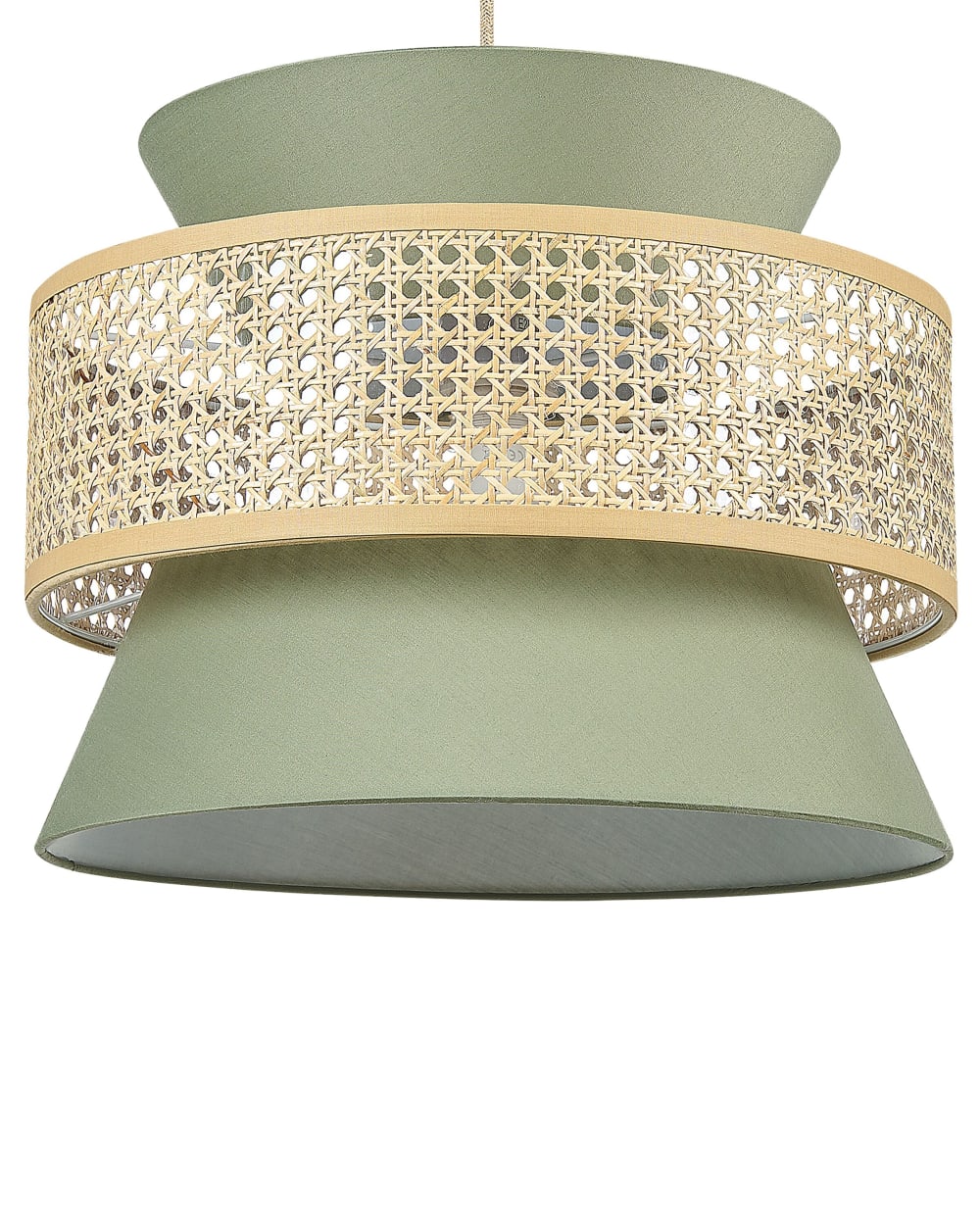 Suspension d’intérieur rotin vert clair