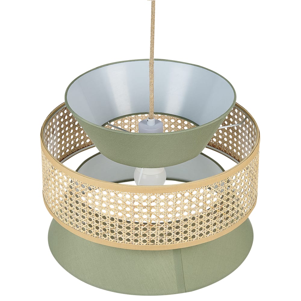 Suspension d’intérieur rotin vert clair — vue 4