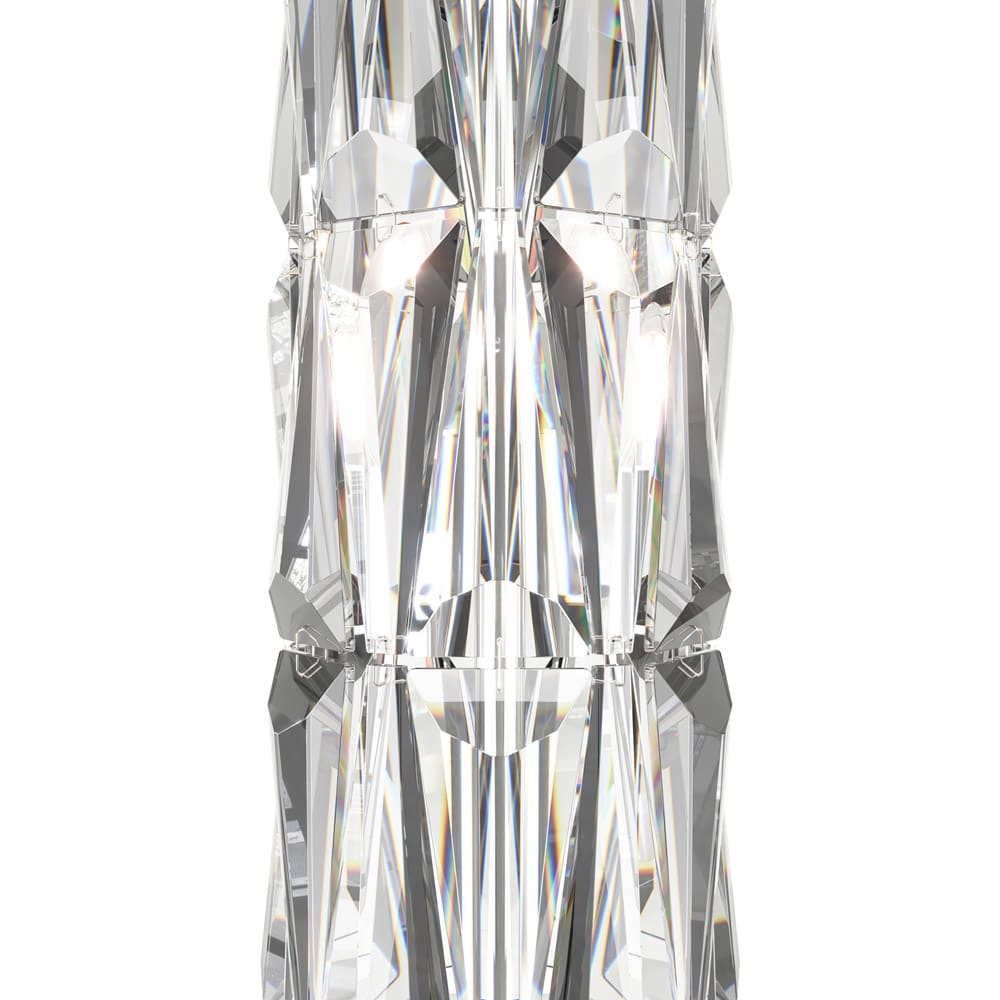 Lampadaire moderne décoratif chrome avec des détails brillants — vue 4