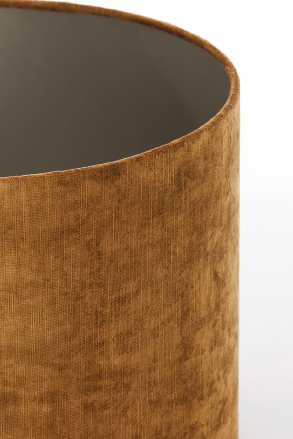 Abat-jour cylindrique couleur doré velours ø30cm — vue 4