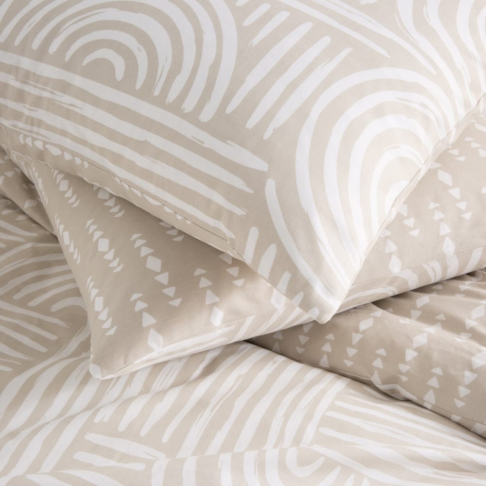 Parure de lit 2 personnes arche coton 240x220cm - Maisons du Monde