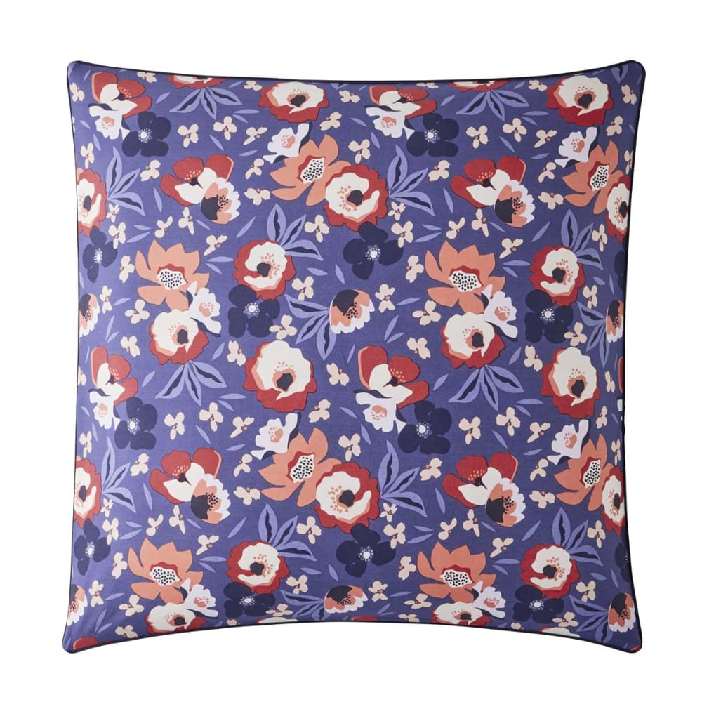 Taie d'oreiller en percale de coton multicolore 65x65