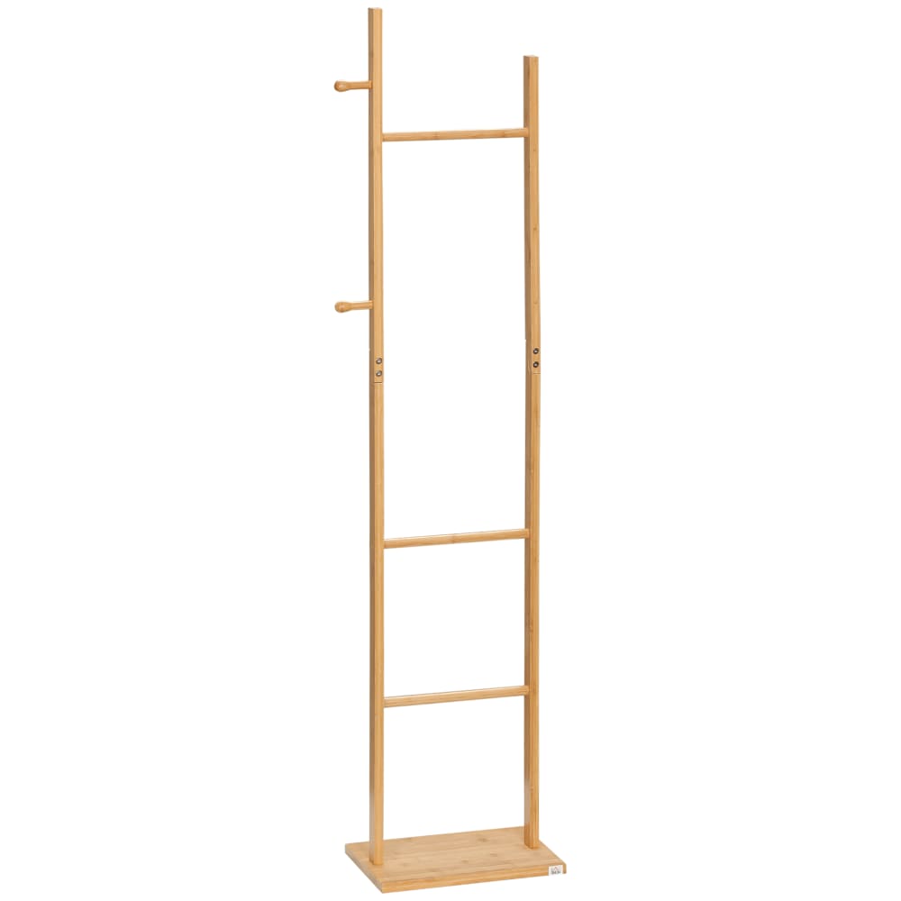 Perchero de pie 36x24x168 cm madera natural