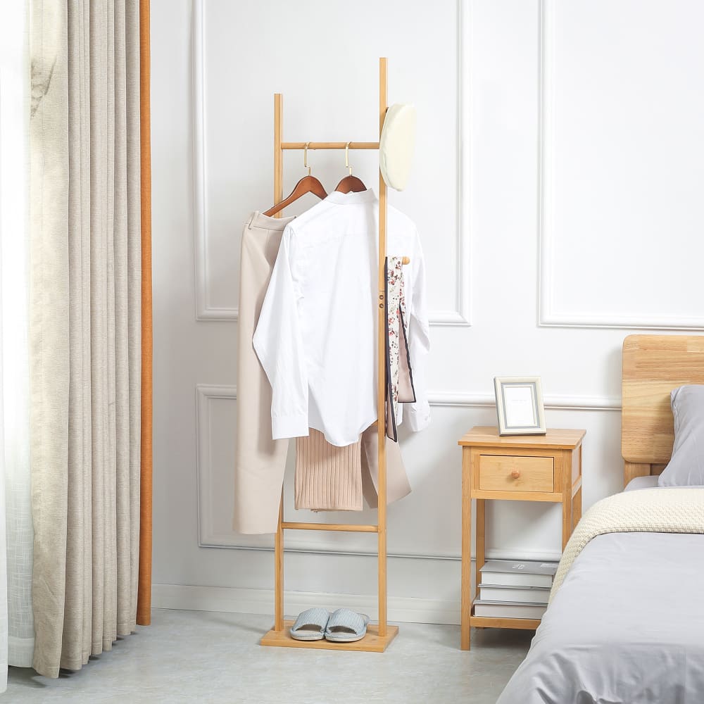 Perchero de pie 36x24x168 cm madera natural - Maisons du Monde
