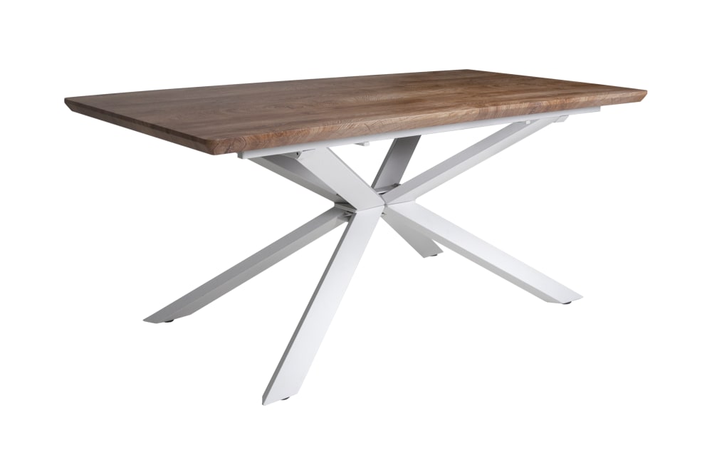 Tavolo da pranzo allungabile moderno - Modello Contemporaneo - Bianco - Pannello di particelle