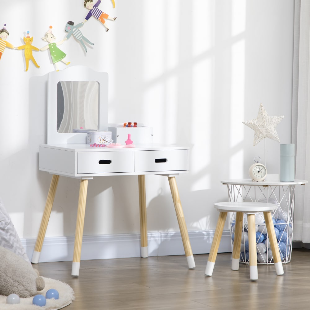 Tocador infantil 60x40x95 cm blanco - Maisons du Monde