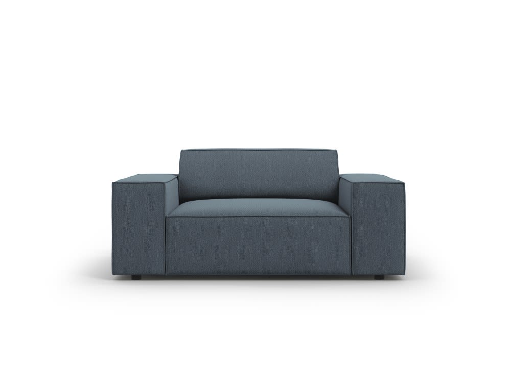 fauteuil en tissu structuré