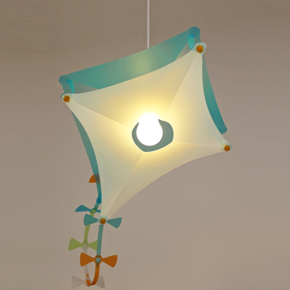 Suspension enfants Cerf-Volant Bleu 18cm (R&M Coudert) - Image 1