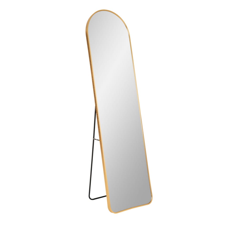 Miroir sur pied 40x150cm laiton