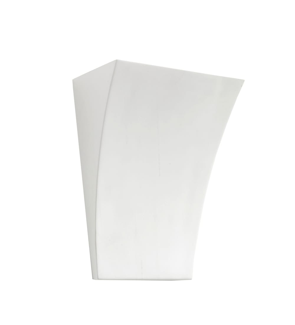 Applique en céramique blanche L19,5 x P11 x H26