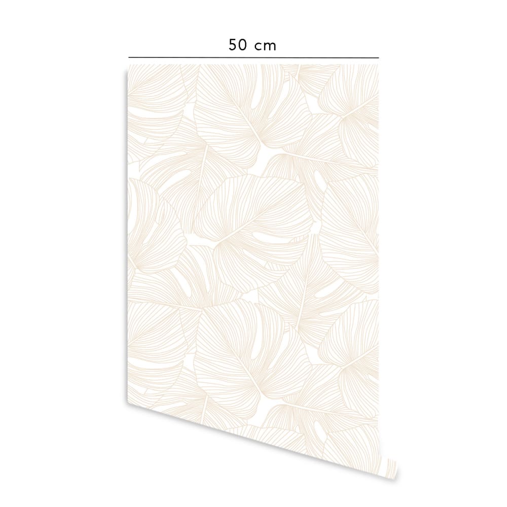 Papier peint vinyle adhésif palmiers sable 50x300 cm — vue 3