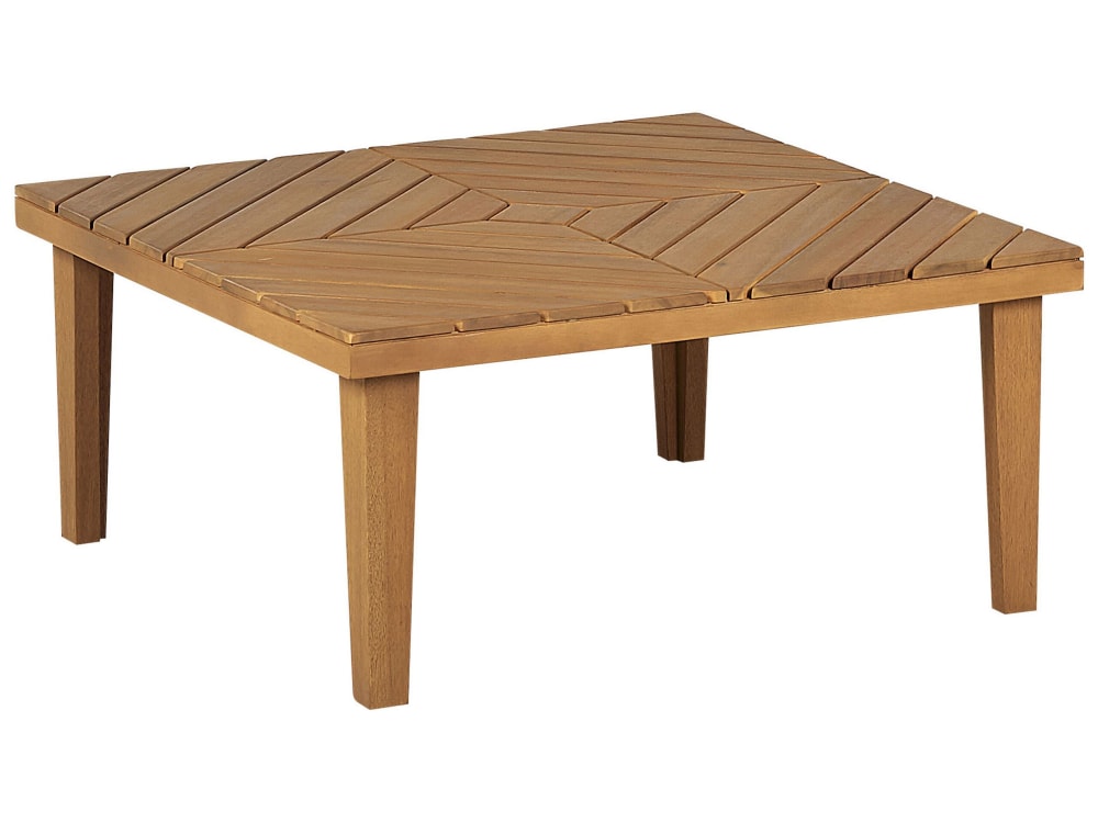 Outdoor Couchtisch Aus Holz, Braun