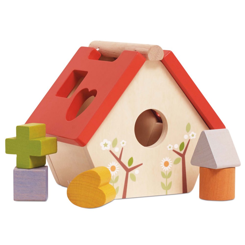 Le Toy Van Meine kleine Voliere Form Sorter ROT HOLZ Baby