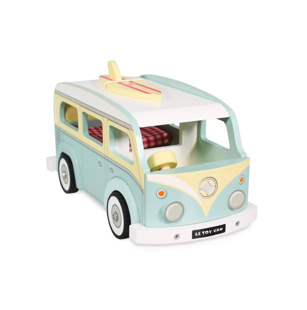 Le Toy Van Campingwagen BLAU HOLZ Kinder