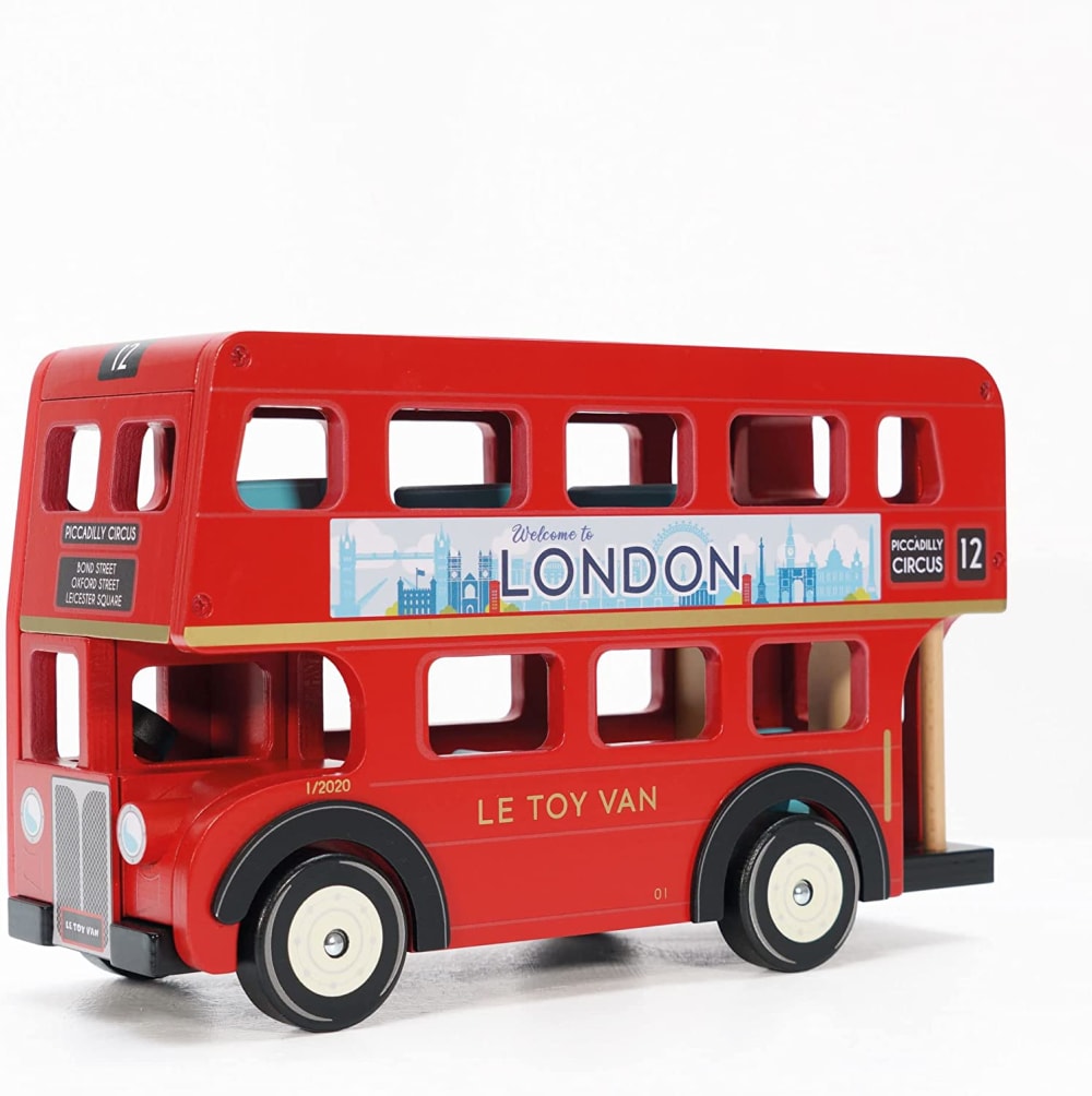 Le Toy Van London Bus ROT HOLZ Kinder