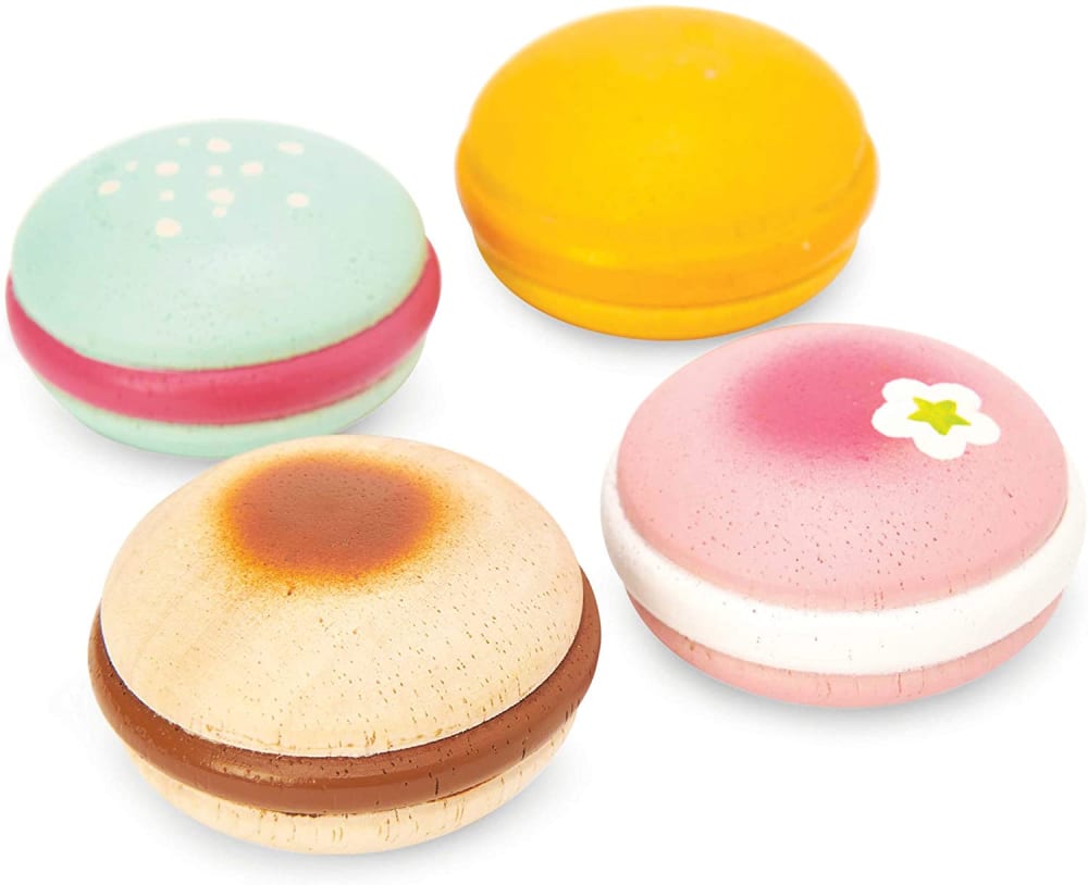 Le Toy Van Macarons Beige Bois - 4x2x4cm