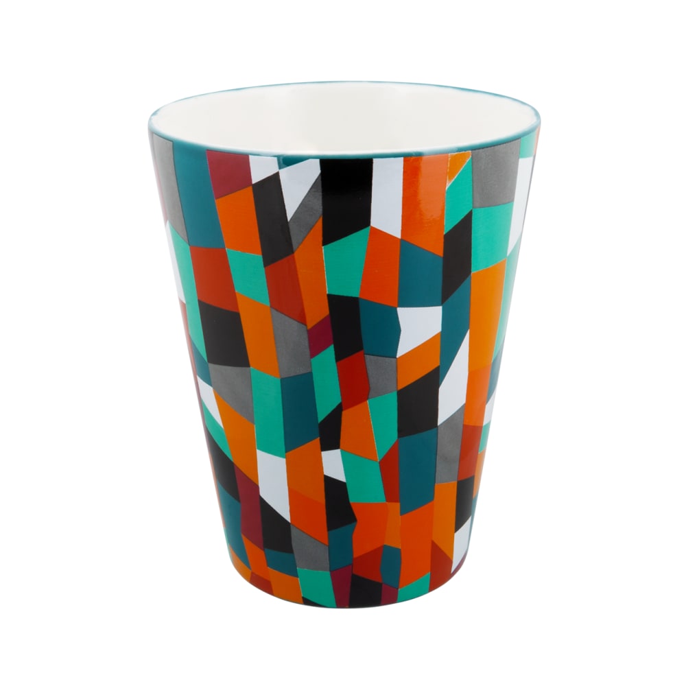 Mug  45 cl  multicolore porcelaine de chine 12,1  x  6,5 cm x  6,5 cm
