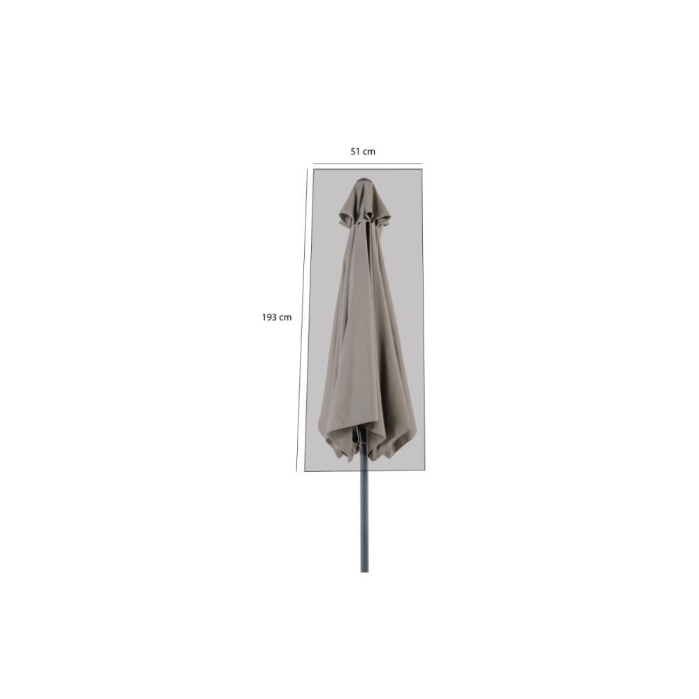 Essenciel Green Housse De Protection Parasol Droit Bleu Marine - Polyester Bleu Pes - Polyester