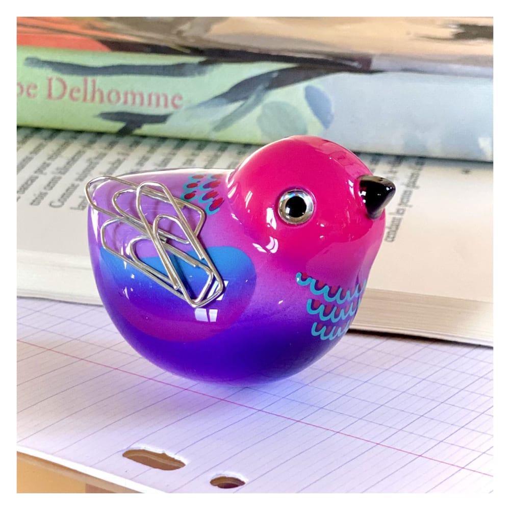Bleu aimant pour trombones colibri aimant 6 x 4 x 4,5 cm - Maisons du Monde