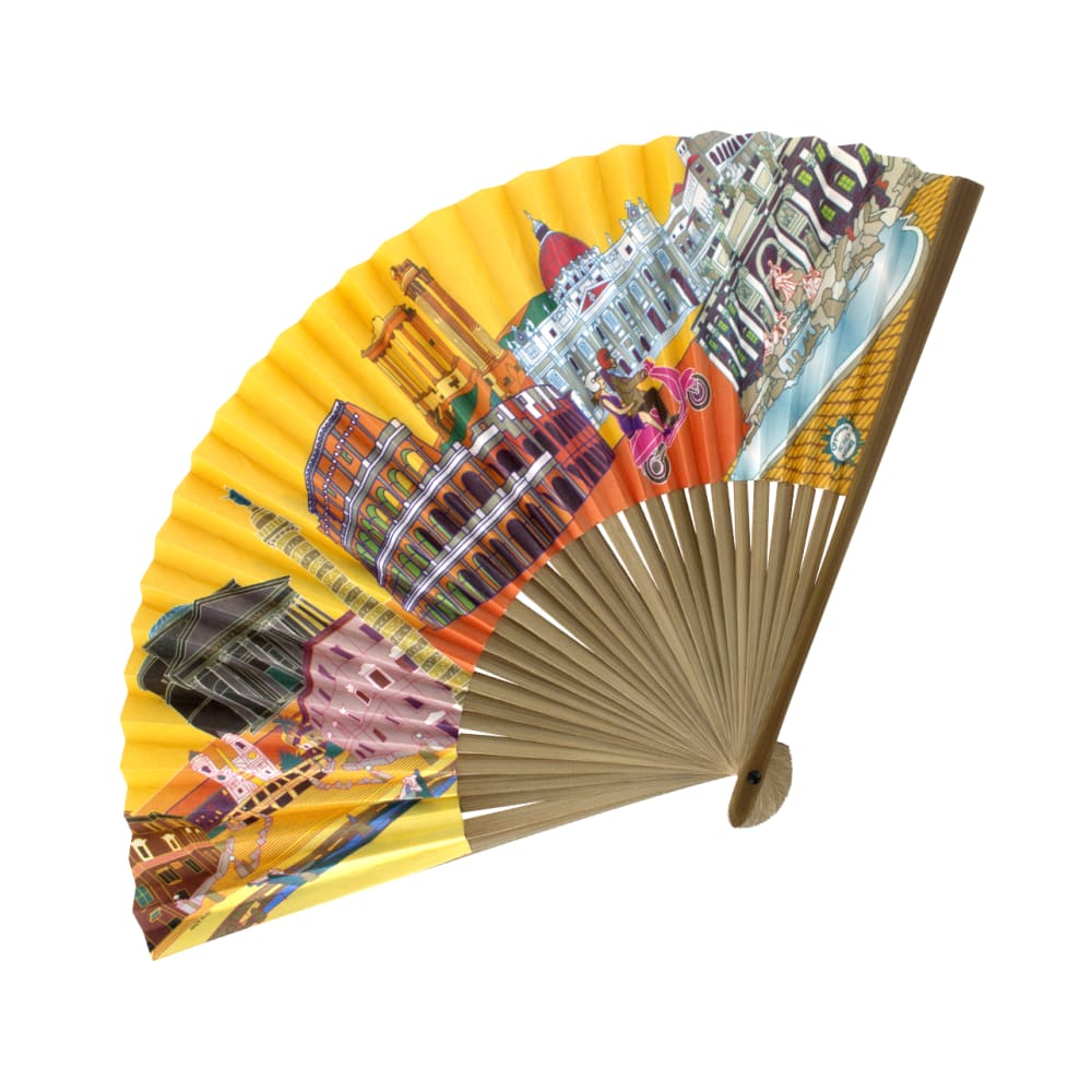 Eventail en papier et bambou bambou 23 x 2,8 x 1,2 cm Eventail en papier et bambou bambou 23 x 2,8 x 1,2 cm