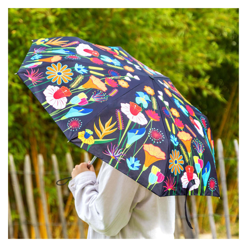 Parapluie pliant noir aluminium 4 x 4 x 29 cm - Maisons du Monde