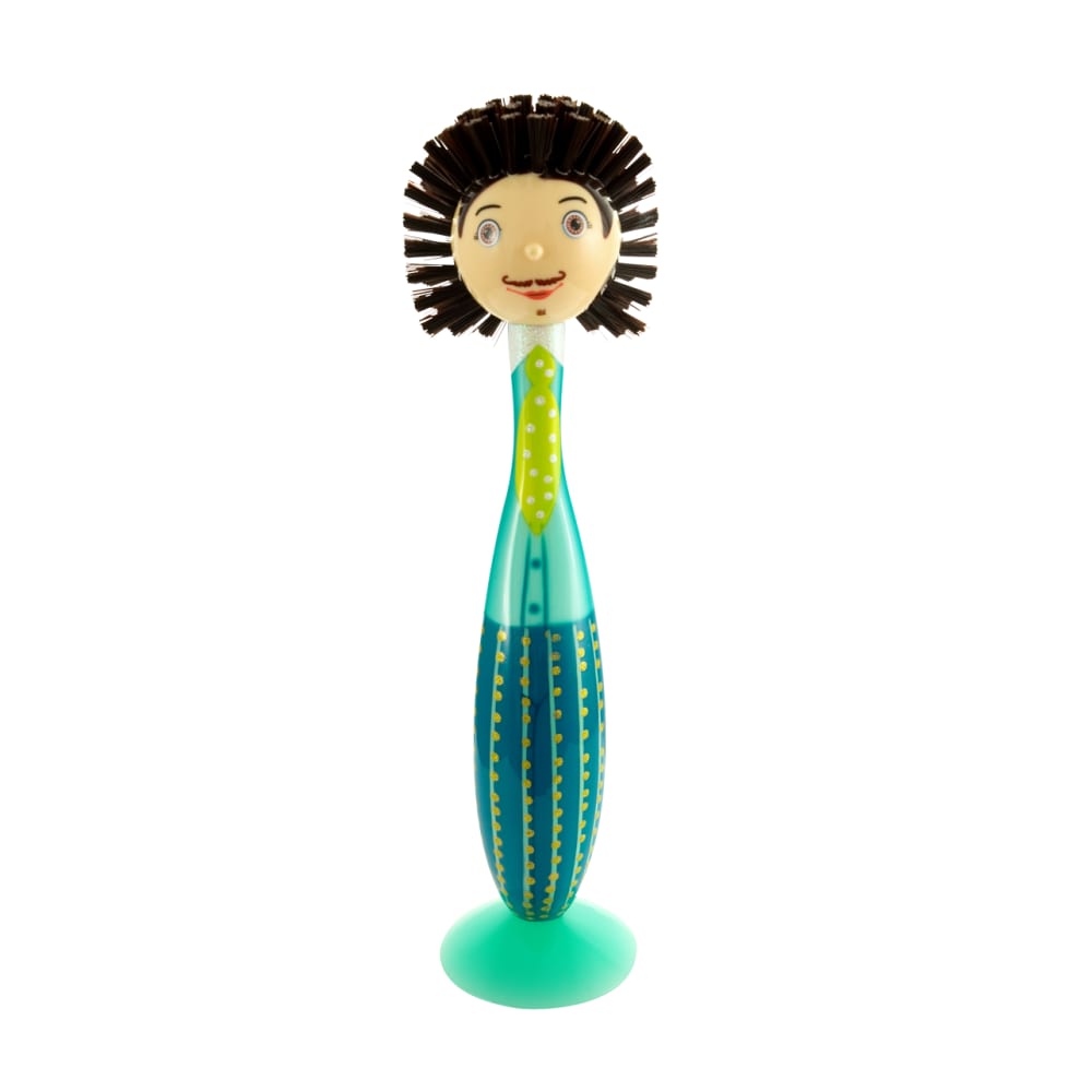 Brosse à vaisselle bleu hips 7,2 x 7,2 x 25 cm - Maisons du Monde