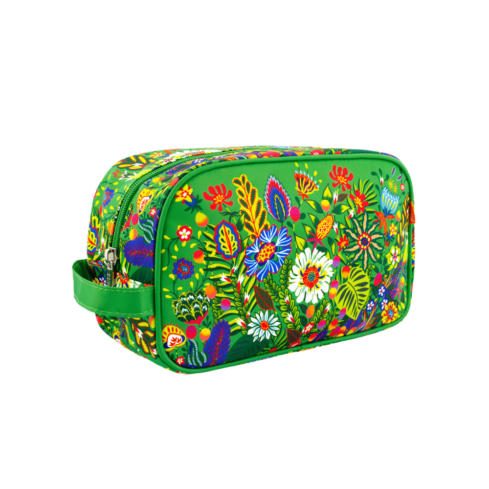 Pylones Trousse de toilette vert polyester 26 x 15 x 10 cm Vert Pes - Polyester - 15x26x10cm
