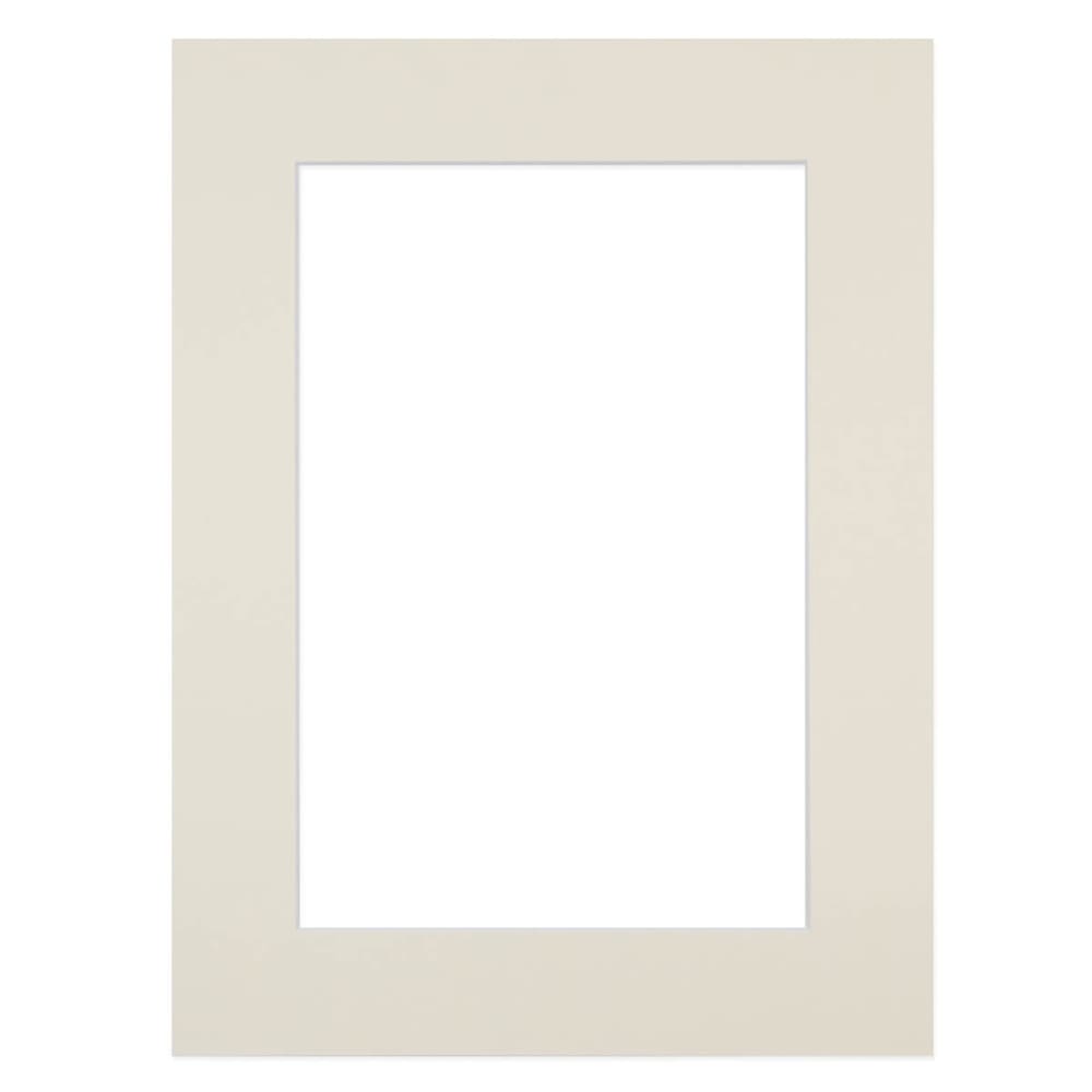 Passe-partout blanc cassé 50x70 cm ouverture 40x60 cm carton — Beyit