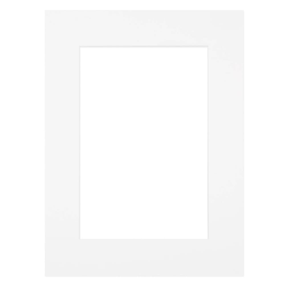 Passe-partout blanc 50x70 cm ouverture 40x50 cm carton — Beyit