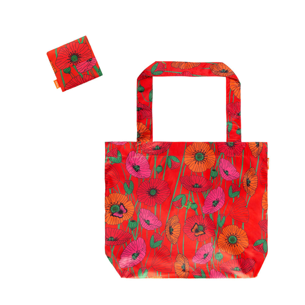Pylones Sac de courses rouge polyester 44 x 33 x 9 cm - Pvc - Poly Chlorure De Vinyle