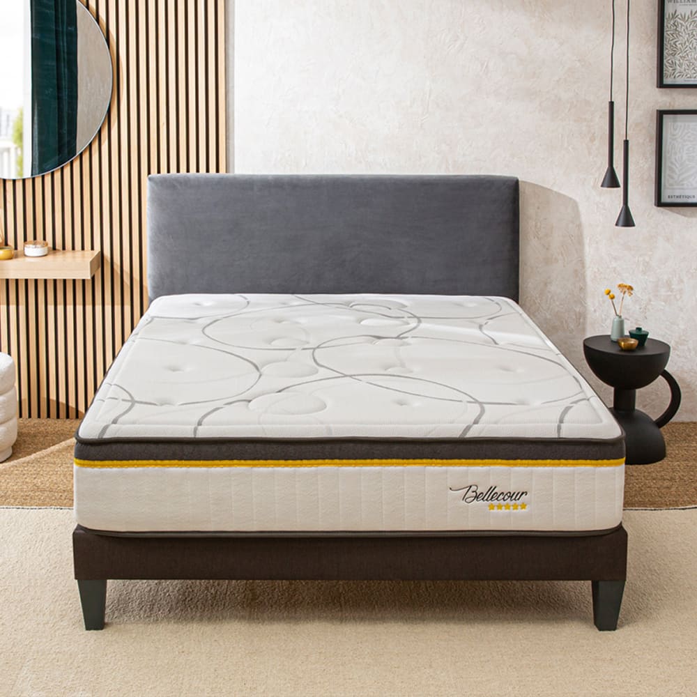 Matelas ressorts mémoire h30 160x200 - Maisons du Monde