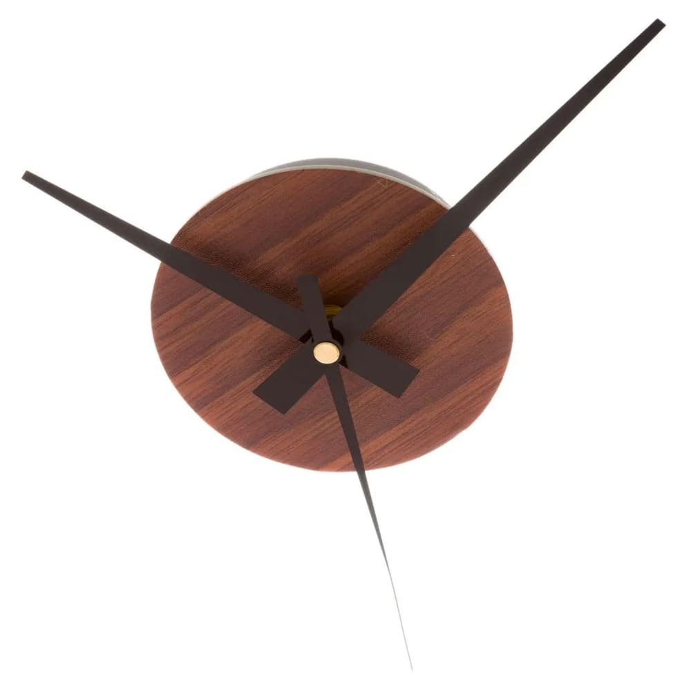 Horloge murale design effet bois taille personnalisable à coller - Maisons du Monde