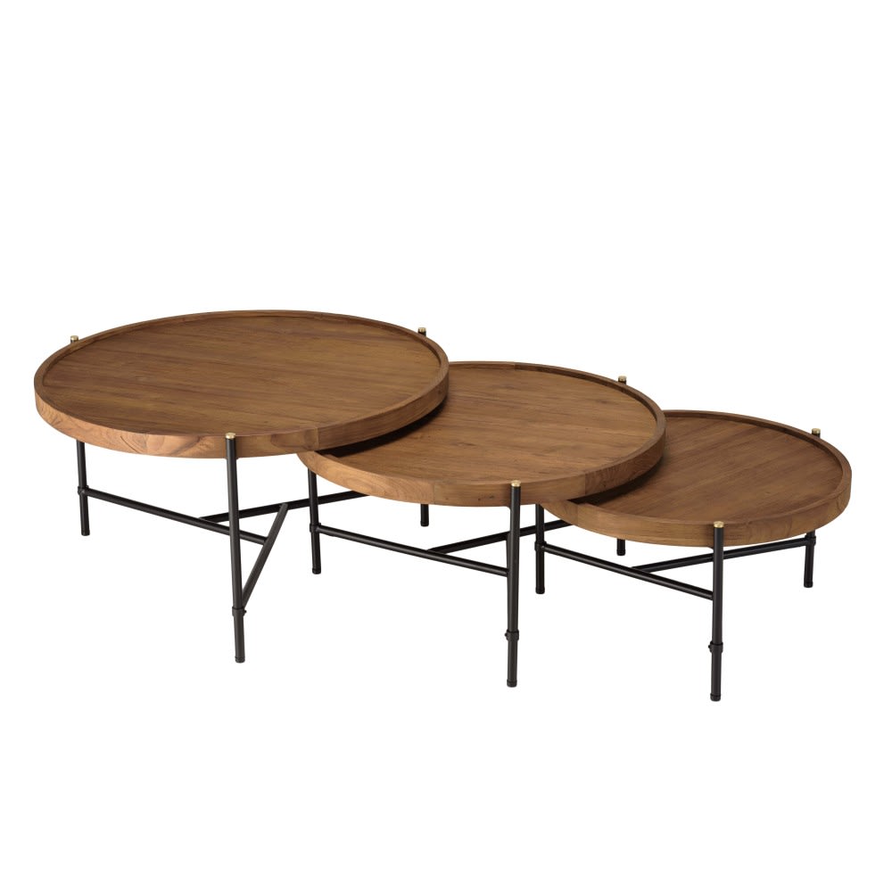 Set de 3 tables basses tripodes rondes - Maisons du Monde