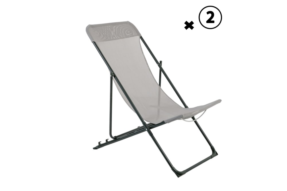 Lot de 2 chiliennes en